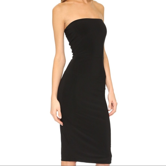 Norma Kamali | Black Tube Midi - Picture 2 of 7
